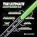 SaberMasters Ultimate LED Light Saber 3.0 “Victory” – Color Changing RGB Lightsaber for Dueling, Combat & Cosplay – Realistic Sound FX, V-Shaped Hilt, Long Battery Life – For Adults & Kids (Jet Black)