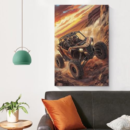 Pinturas murales de montaña para decorar dormitorios de aventura 4