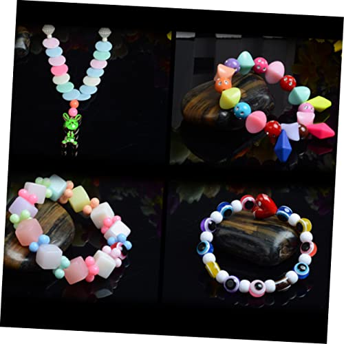 Wakauto 2 Peças 24 brinquedo miçangas para crianças miçangas para fazer joias infantis miçangas colo