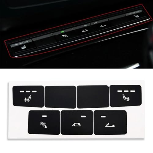 Rénover bouton usé BMW Z4 E89 avec autocollants console centrale