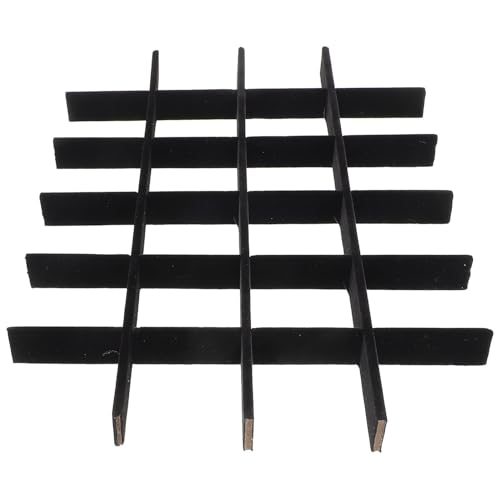 SUPVOX Divisori per Vassoi Portagioie Fai da Te Inserti Regolabili per Scatole Porta-Gioielli Set di 24 Divisori Morbidi Protettivi per Organizzazione e Esposizione Gioielli