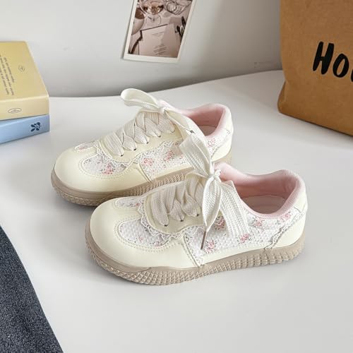 Sneakerina Ballet Sneakers, School Shoes for Teen Girls, Preppy Style Cute Dress Y2K Kawaii Back To School Shoes, Zapatos Escolares Para Adolescentes, Fashion Trendy Platform Casual Comfy Gifts4