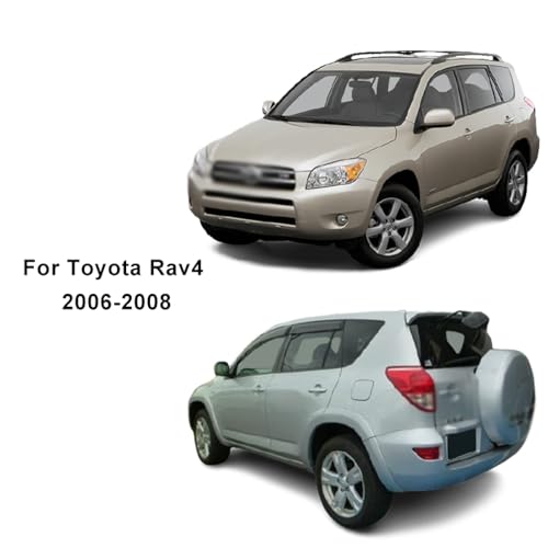 Déflecteurs de vent Toyota RAV4 2006-2008 visières de vitres latérales - 6