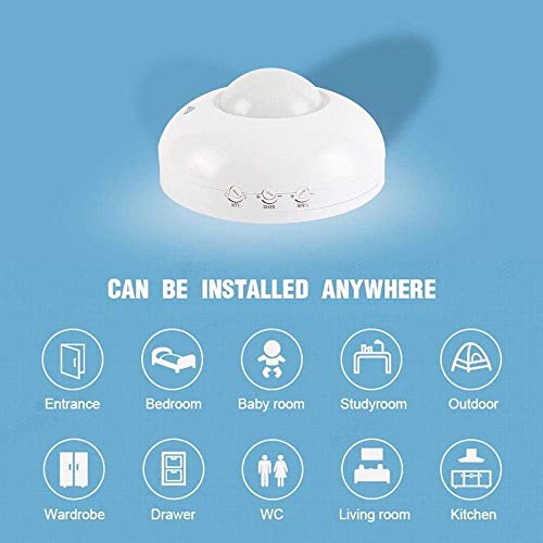 Image of LEYDEN BC-805B, 220VAC, 1200 Watt, 360 Degree PIR Motion Sensor Light Switch Ceiling Mounted with Adjustable LUX, Sensitivity & Time (Pack of 2)