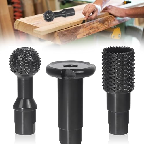 3 Stück M14 Kugelfräser Holz Schnitzen: Kugelmeißel Schnitzen Schleifköpfe Kugelraspel für 115/125mm Winkelschleifer