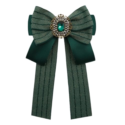 Image of Womens Bow Tie Adjustable Rhinestone Bowtie for Women Ladies Girls Pre-tied Womens Tie for Shirt Suit Uniform