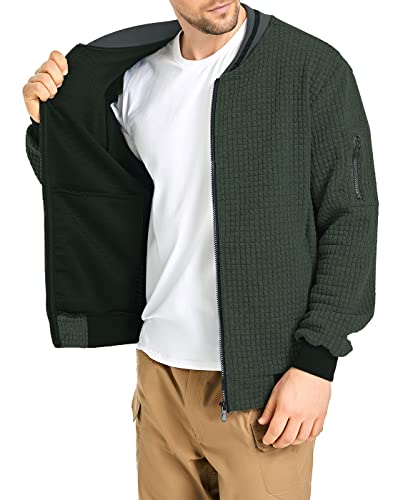 Mens Lightweight Jacket Casual Bomber Jacket Varsity Coat - Image 3