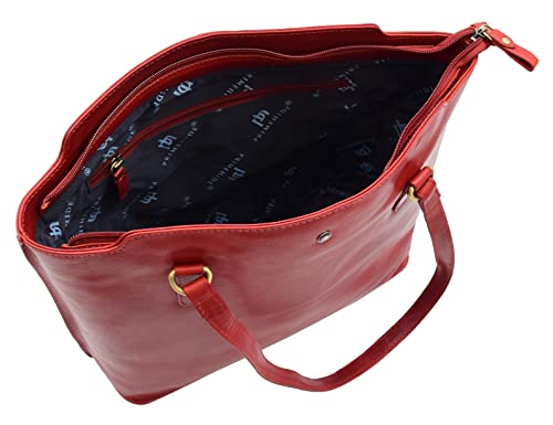 Sac à main en cuir véritable format A4 idéal pour le bureau - 4