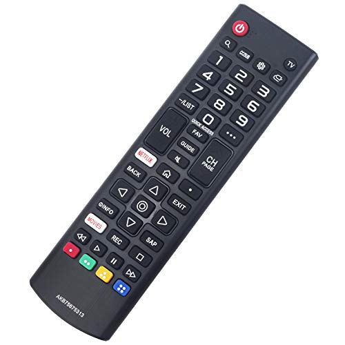 AKB75675313 Replacement Remote Fit for LG LED TV 55UN8000PUB 55UN7300PUF 55UN7300PUC 55UN7300AUD 55UN7300PUB 55UN7310PUC 55UN7100PUA 55UN7000PUB 55UN6950ZUA 55UN6951ZUA 60UN7300PUA 60UN7310PUA