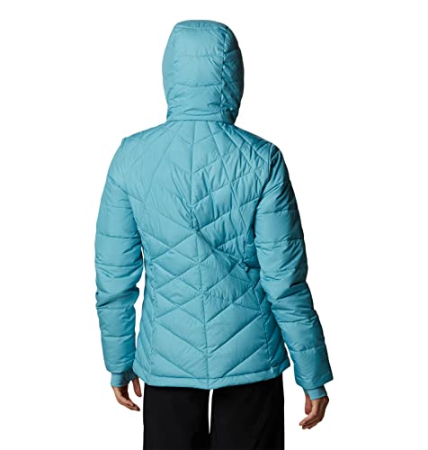Columbia Jaqueta feminina com capuz celestial, onda do mar, médio