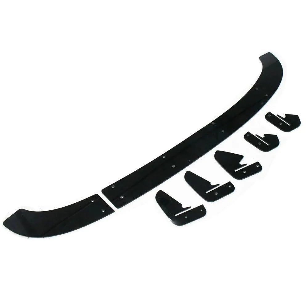 5 Fin Polo Acrylic Material GTI Rear After Lip Diffuser Splitter Skirst Blinds Spoiler Diffuser Spoiler Compatible with Volks-wagen V.W Polo Mk5 Acrylic Diffuserr for Car Protection-image-4