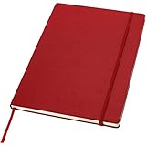 Incluye: Con estuche regalo. JOURNALBOOKS - Cuaderno modelo Classic ejecutivo (29.7 x 21 x 1.5 cm) (Rojo)
