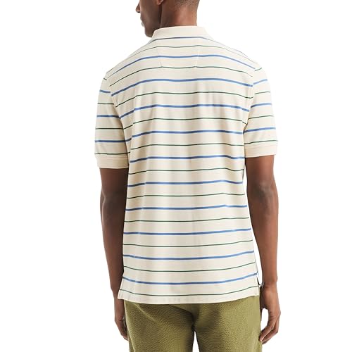 Camiseta polo clásica con rayas para hombre de Nautica miniatura 3