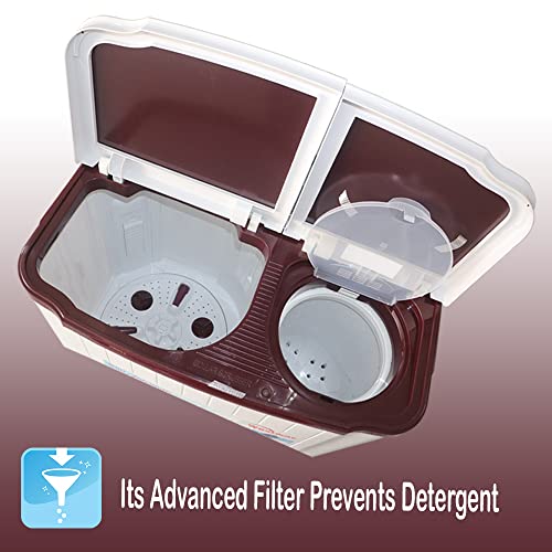 Image of Westway 10Kg Semi-Automatic Top Load Washing Machine (1001TWD)