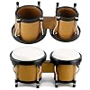EastRock Bongo Drum Brown Mini Drum Model