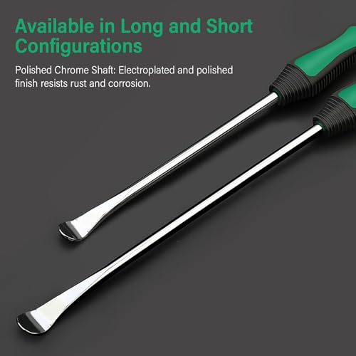 Image of 11.8-14.5 inch Steel tire pry bar Tool kit, tire Tools Include 3 tire pry Bars, 3 Rim Protectors, Valve Tool, 4 Valve cores, Motorcycle tire Changer, Bicycle and e-Bike tire Changer (14.5-inch)
