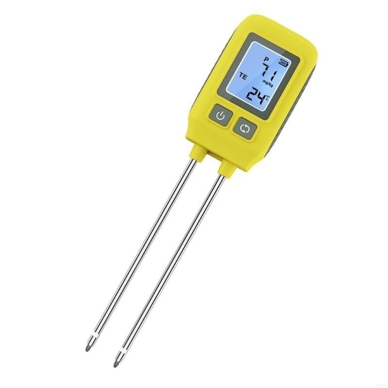 4 in 1 Soil Tester Soil Meter Tracers Detectors for Nitrogens Phosphorus Potassium Temperature Monitoring for Garden