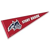 College Flags & Banners Co. Stony Brook Seawolves Pennant Full Size Felt