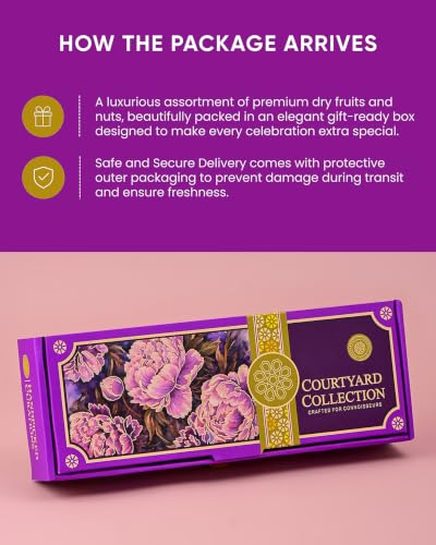 Image of HyperFoods Ramzan Gift Hampers 350 Grams Dry Fruits Hamper Cashews Almonds Walnuts DryFruit Eid Mubarak Gift Box Dry Fruits Combo Pack DryFruits Eid Gift Hamper DryFruit Gift Box