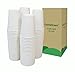 CantaGreen 150 Count 12 OZ Heavy-duty Paper Coffee Cups, White Disposable Cup for Hot and Cold Beverage 1