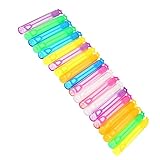 Kisangel 20 Bottiglie Vuote per Colorate Bacchette Soffiatore per Feste Matrimoni e Giochi per Sicura e Colore Casuale Colore Casuale