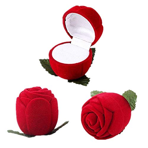 Preisvergleich Produktbild HAODEE Halskette Geschenkbox Schmuckkästen Ring Box zur Aufbewahrung Schmuckhalter Trinket Box Schmuckkoffer Schmuck Veranstalter Stud Box