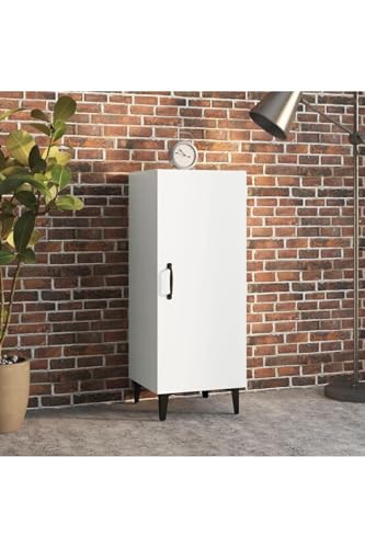 Tek Kapaklı Beyaz 3 Raflı Banyo Dolabı Havlu Sabunluk Kiler Erzak Ekmek