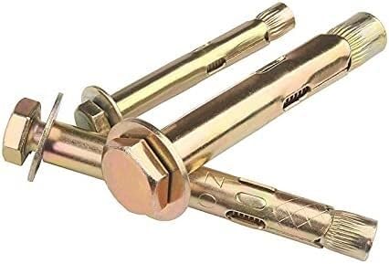 Tornillos autorroscantes, tornillos de expansión, gancho de anclaje, tornillo de alto rendimiento M6, paredes de hormigón armado de carbono, anclaje de escudo de expansión con tornillo hexagonal para