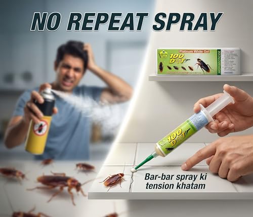 Image of Turning Point Natural Care Cockroach Gel injection 35grm |10 Minutes Result Guaranty|Removes Entire Cockroach Infestation|Powerful Cockroach Repellent For Home|100% Organic Chemical Free (100 Dots Injection 35 grm)