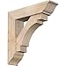 Ekena Millwork BKT0806X30X30MRC01SDF Merced Traditional Smooth Bracket w/Offset Brace, Douglas Fir