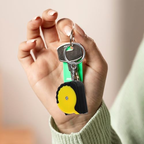 Mini cinta métrica retráctil con llavero DOITOOL miniatura 4