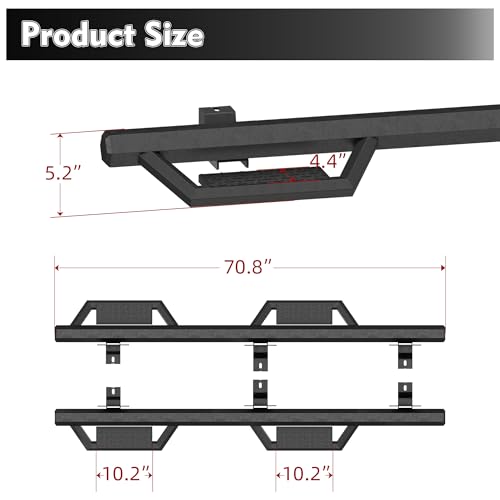 Estribos laterales para Jeep Wrangler JL 2018-2026 4 puertas miniatura 2