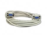 AYA 25Ft (25 Feet) DB9 Female to Female (DB9F/DB9F) Serial Null Modem Cable