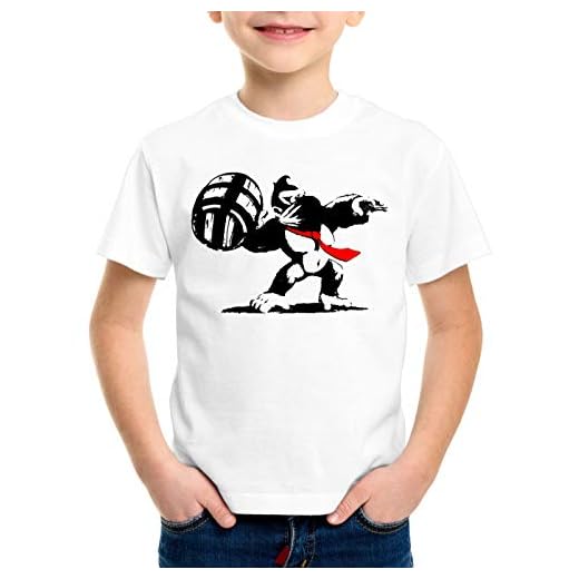 style3 Graffiti Kong T-shirt för barn Donkey pop konst Banksy nörd SNES wii u Nerd Gamer