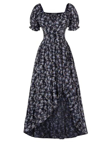 Image of Scarlet Darkness Corset Dresses for Women Summer 2026 Floral Wedding Guest Chiffon Sundress