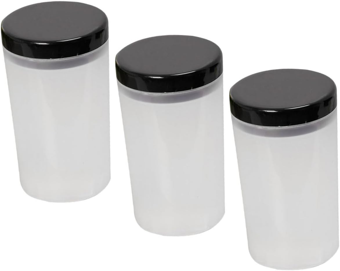 3pcs Paint Brush Cleaner Cups for Artists and Students, Watercolor Accessories with Brush Washer Holder Rack, Detail Cleaning Bottle for Painting and Drawing Tools