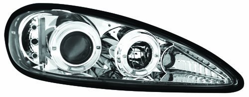 IPCW CWS-326C2 Pontiac Grand Am Chrome Projector Head Lamp - Pair