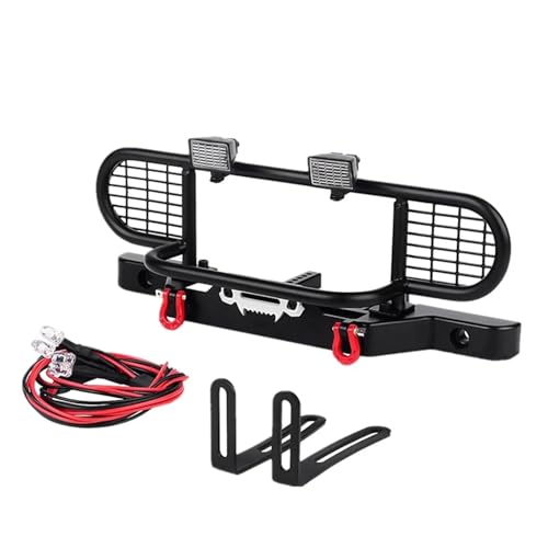 Luces Traxxas TRX-4 parachoques metal para evitar roturas 1