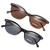 CARA 2 Pack Bifocal Reading Sunglasses for Women, Cat Eye Ladies UV400 Protection Sun Readers with S