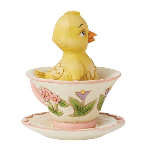 Jim Shore Tiny Chick in Teacup Enesco déco oiseau poussin tasse miniature
