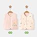 POBIDOBY Baby Vest for Girls & Boys, Purcotton Toddler Reversible Vest for Spring & Autumn(US, Age, 3 Years, 4 Years, Flower)