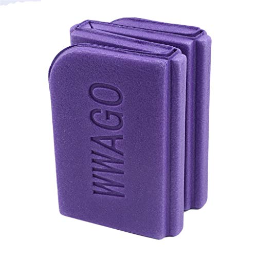 Garispace Outdoor Portable Cushion Folding Foam Seat Camping Picnic Mat Garden Beach Mat EVA Pad EVA Kneeler Pad,Purple