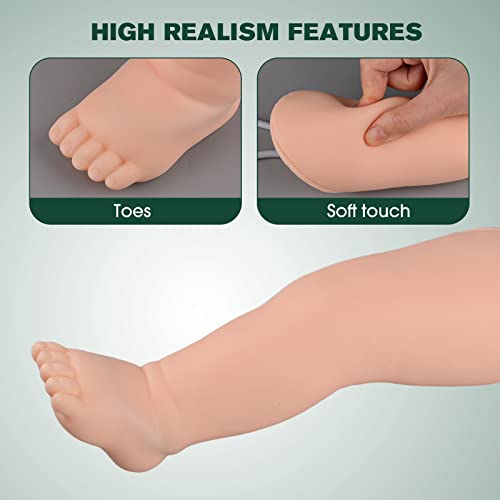 Image of Ultrassist Pediatric IV Leg Kit, Pediatric IV and Phlebotomy Practice Kit for IV Training, Venipuncture Skills, Injection Practice, Clinical Nursing Training