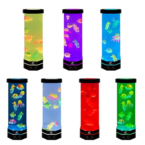 Lightahead LA-WD-1303NA-F Led Fantasy Fish Lamp With Color Changing Light Effects. A Sensory Synthetic Fish Tank Aquarium Mood Lamp. Large thumb #6