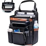 SPORJET Car Seat Organizer with Laptop Compartment (Fits 15.6