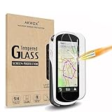 (Pack of 4) Tempered Glass Screen Protector for Garmin Edge 1030, AKWOX 0.3mm 9H Hard Scratch-Resistant Protector for Garmin Edge 1030