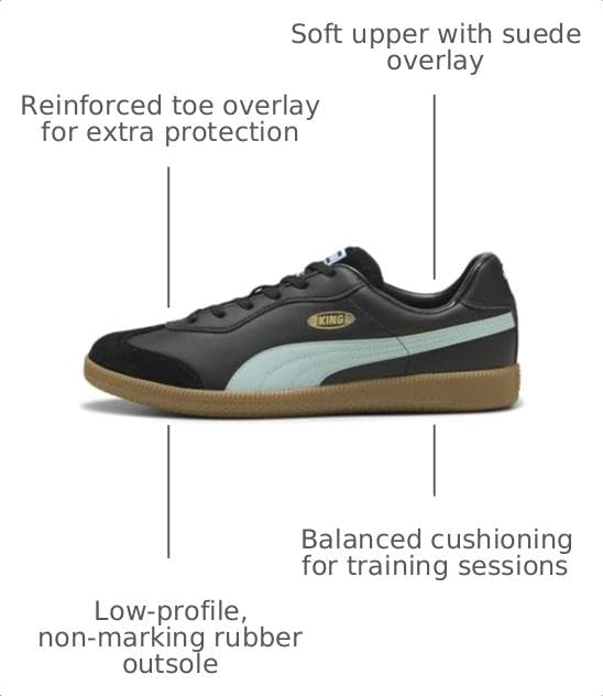 Image of PUMA Mens King 21 Indoor Sneakers Shoes | Soccer Shoes