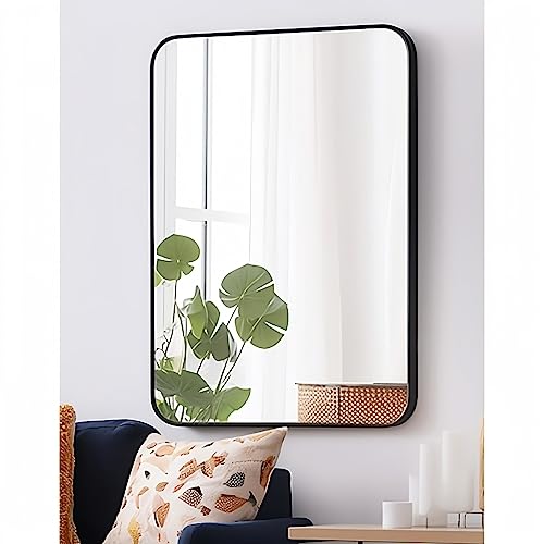 Aldado Black Bathroom Wall Mirror thumb #6