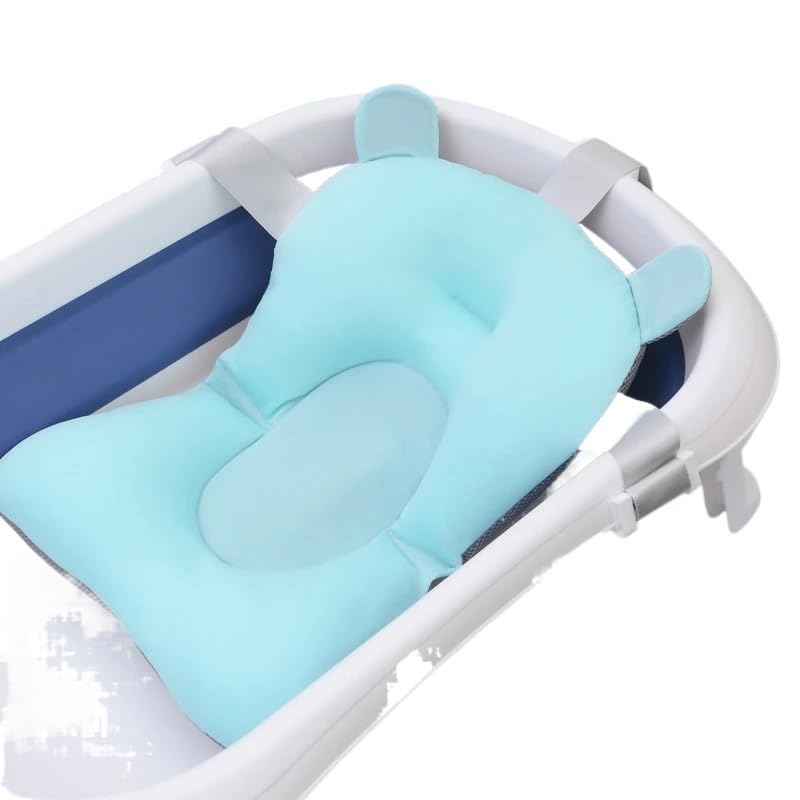 Miniatura 2 de Almohada de baño Asiento De Baño Para Bebé, Alfombrilla De Apoyo Plegable Para Bañera Y Silla De Bebé, Almohada De Bañera Para Recién Nacido, Cojín