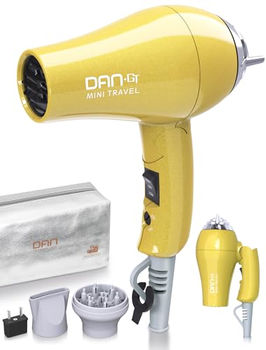 Mini Portable Hair Dryer 1200W, Travel-Friendly, Dual Voltage 125